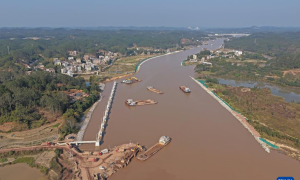 平陆运河建设忙