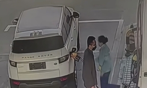 男子开白色路虎车加油近500元，以“手机在车上”为由驾车逃单