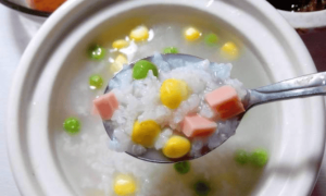 家常好吃粥（8）——青豆火腿粥