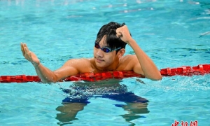 中国游泳公开赛：张展硕加冕“三冠王”