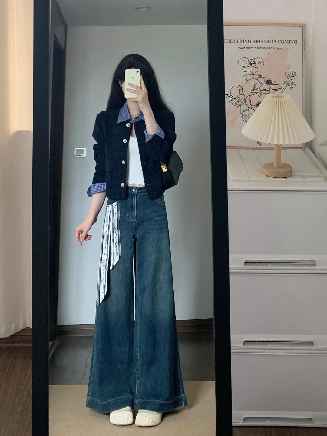 气质通勤｜秋天叠穿加丝带的魅力！