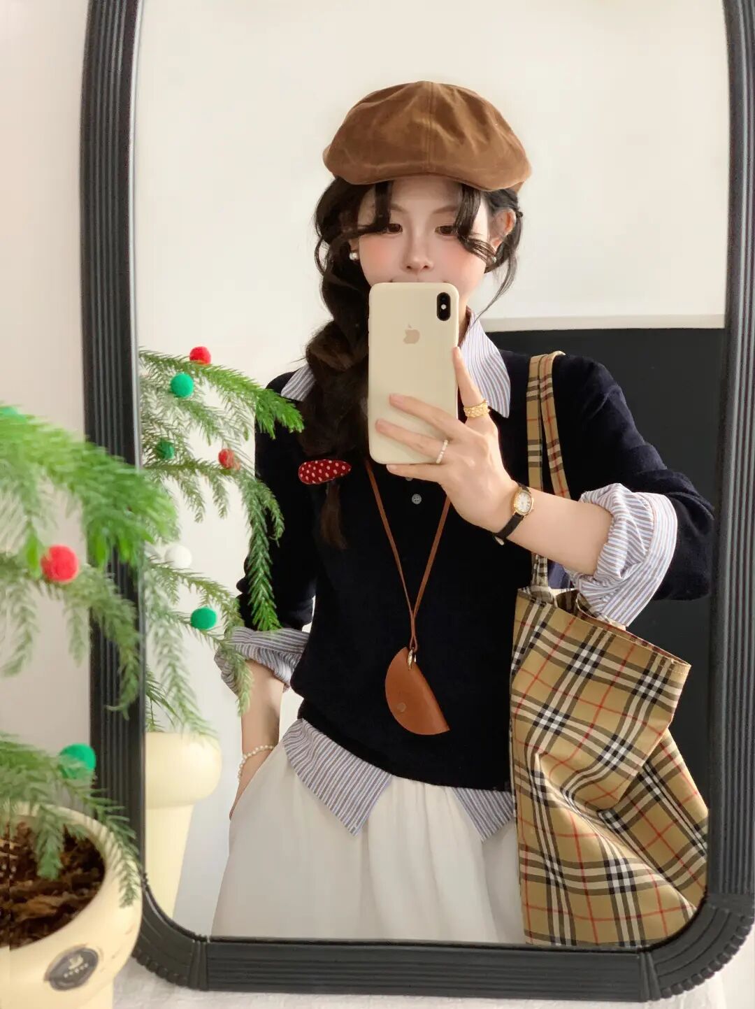 早秋韩系针织穿搭，叠穿撞色都好好看！