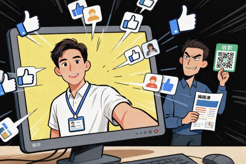 警惕虚假“离职博主”卖课套路