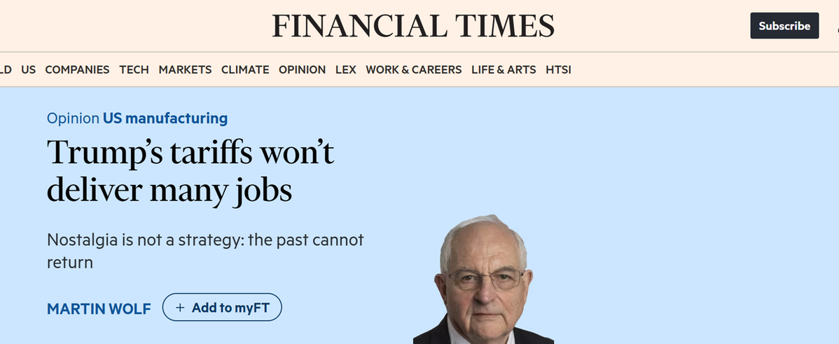 英媒评美国保护主义政策