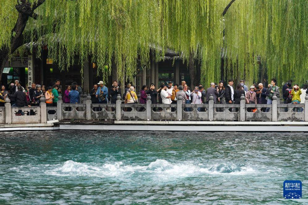 山东济南：群泉奔涌