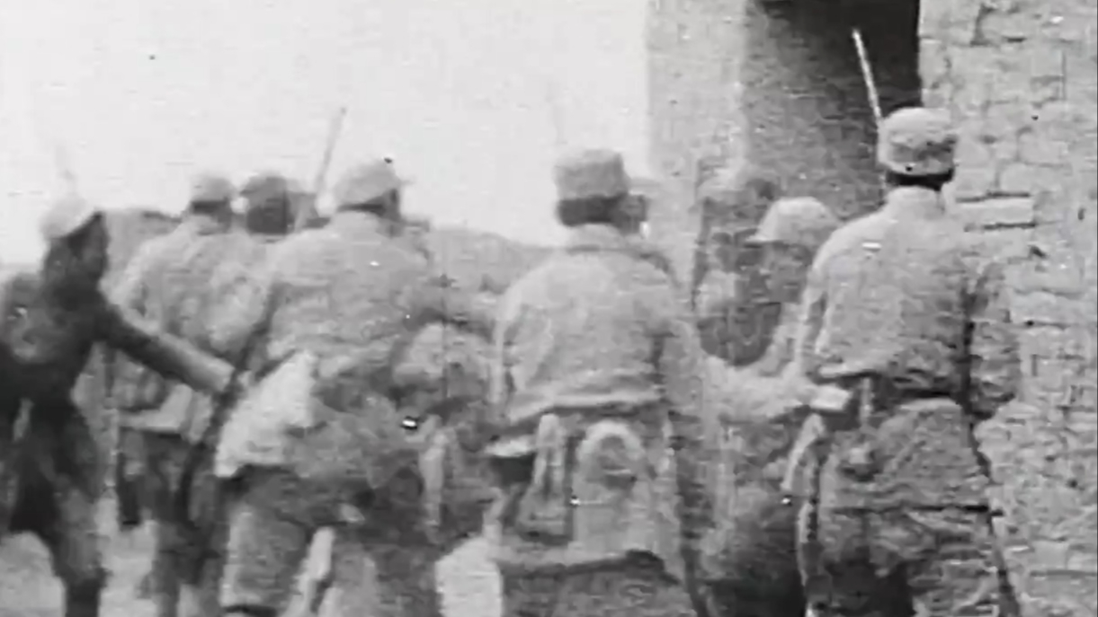 首次播出！八路军活捉日军现场画面