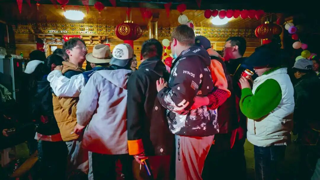 石家本藏族婚礼的狂欢之夜