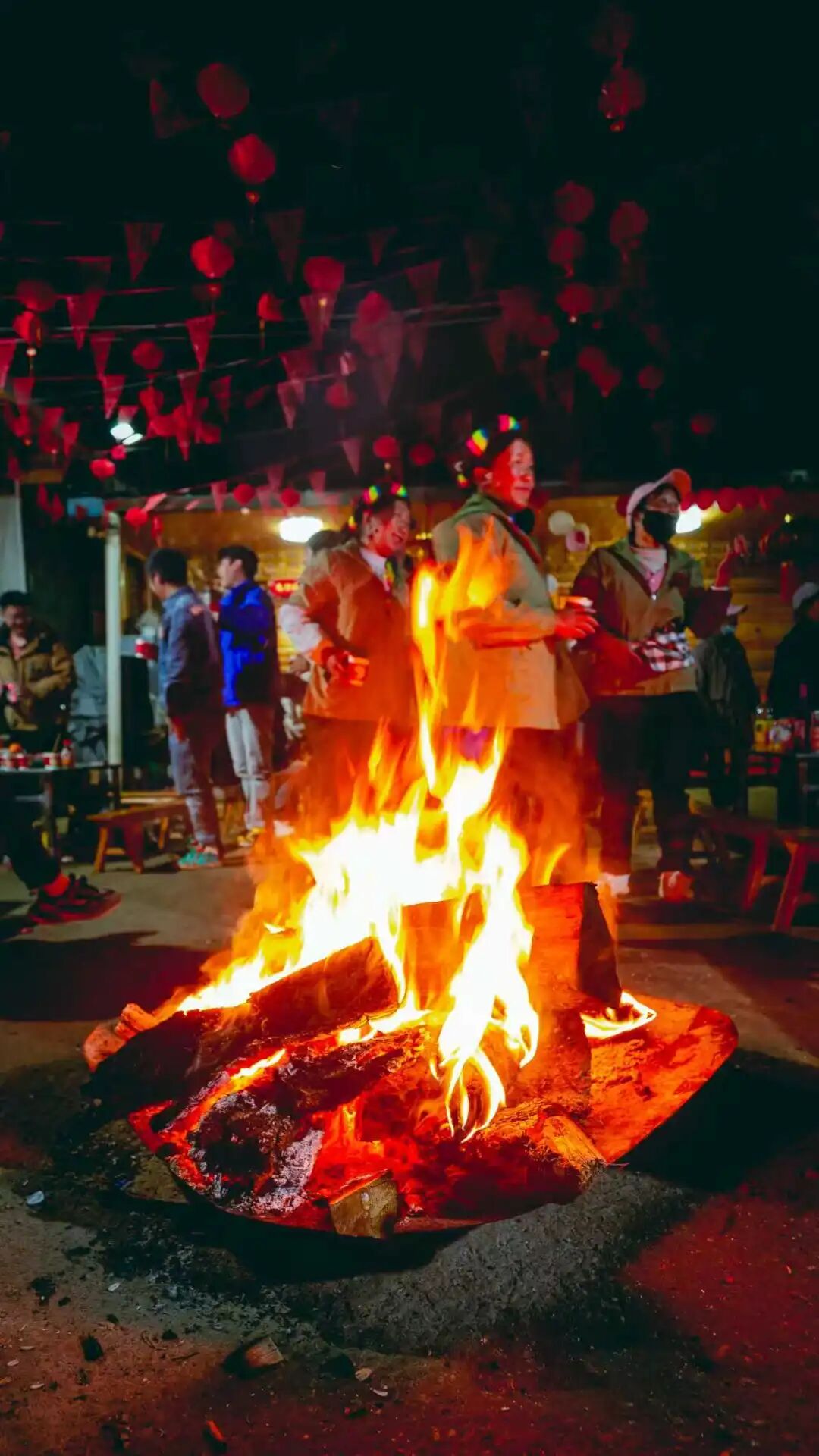 石家本藏族婚礼的狂欢之夜