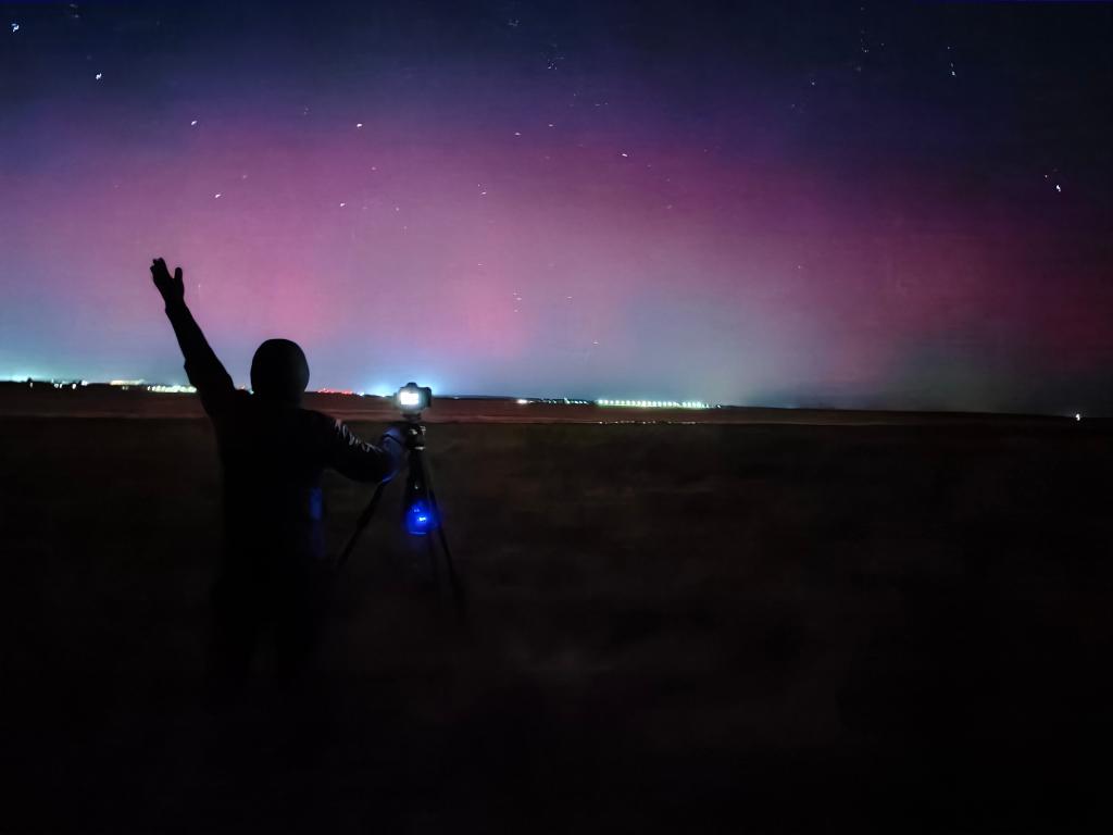 我国北方多地拍到了极光！